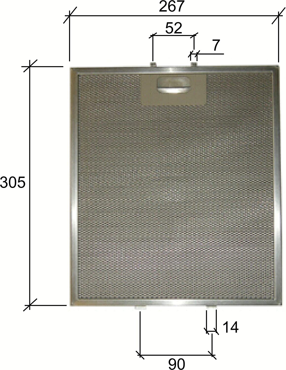 10.99 $ | W10169961A Range Hood Filter Replacement Compatible Mesh Stove Vent Grease Filters, 2 Pack