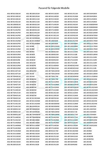 Oven Seal with 4 Hooks/Seal Suitable for AEG, Electrolux, 140043543028, Zanker, Zanussi 140043543010, 4055352589, 4055393088, 5614093010