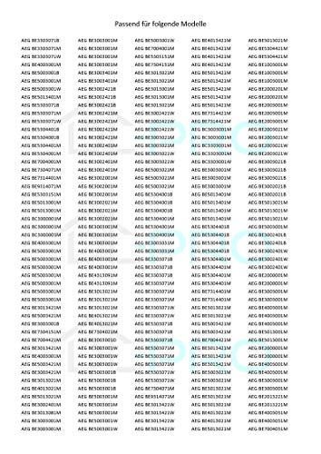 Oven Seal with 4 Hooks/Seal Suitable for AEG, Electrolux, 140043543028, Zanker, Zanussi 140043543010, 4055352589, 4055393088, 5614093010