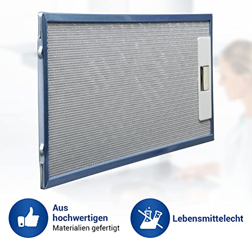 Set 2x Fettfilter Dunstabzugshaube Ersatz fΓΌr AEG Filter 405534414/9 - AEG Dunstabzugshaube Filter Metall 512x160mm fΓΌr AEG Dunstabzugshaube