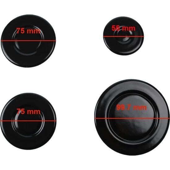 3.99 $ | Universal Burner Hat Set Cooker Oven Hob Gas Burner Crown Flame Cap Cover for kitchen gas-burner gas stove handles